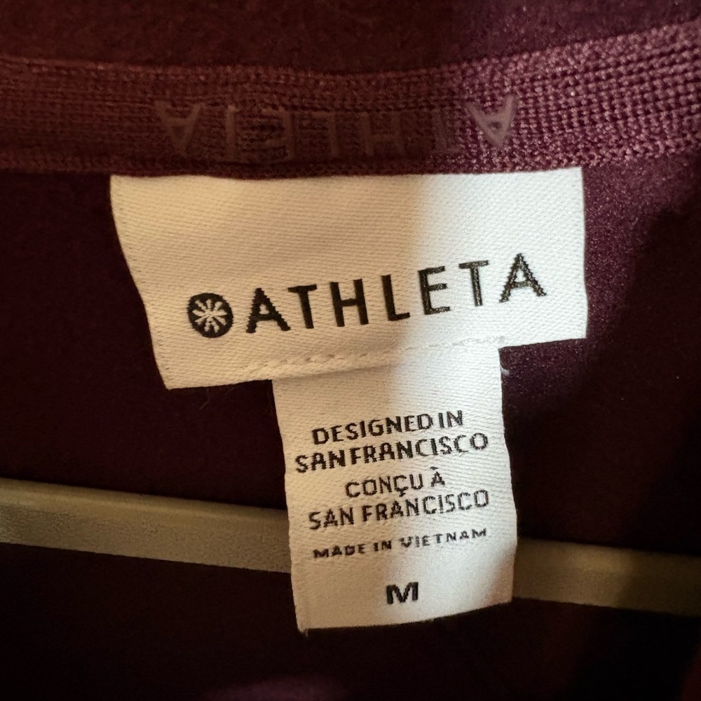 Athleta Unstoppable Fleece Lined Full Zip Jacket Cleveland Cavaliers Logo Size M - Picture 5 of 6